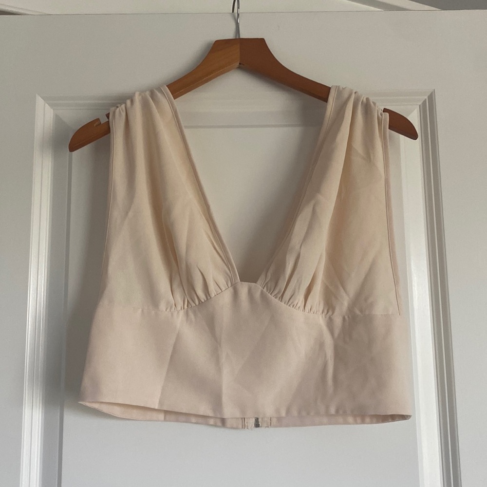Cream blouse